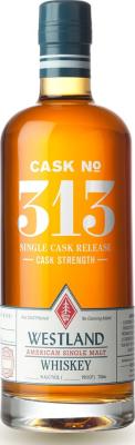 Westland Cask #313 Single Cask Release Pedro Ximenez Hogshead 56% 750ml