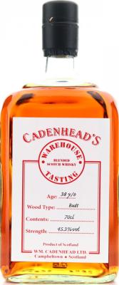 Cadenhead's Warehouse Tasting 38yo 45.3% 700ml