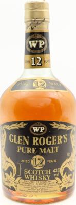 Glen Roger's Pure Malt WP Lormont France 43% 700ml