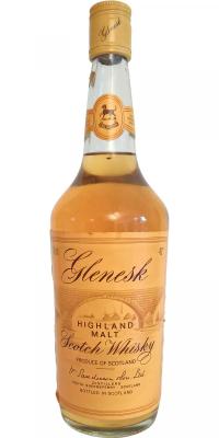 Glenesk Highland Malt Bridge label Screw Cap 43% 750ml