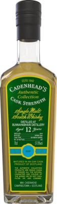 Bunnahabhain 2010 CA Authentic Collection Cask Strength Bourbon Barrel 57.8% 700ml