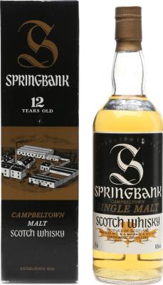 Springbank 12yo Black Label 46% 750ml