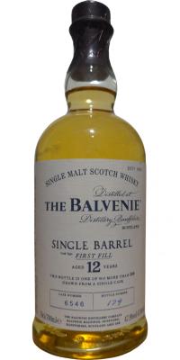 Balvenie 12yo Single Barrel 1st Fill Ex-Bourbon Barrel 6546 47.8% 700ml