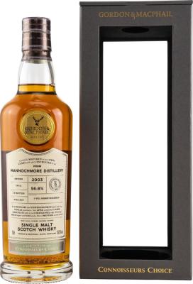 Mannochmore 2003 GM Connoisseurs Choice Cask Strength 1st Fill Sherry Hogshead #16603301 56.8% 700ml