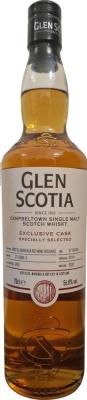 Glen Scotia 2014 Distillery Exclusive 1st fill Bordeaux red wine hogshead 56.8% 700ml