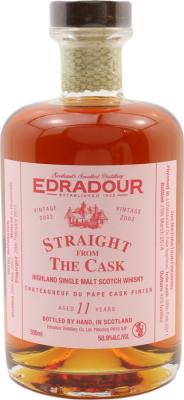 Edradour 2002 Straight From The Cask Chateauneuf-du-Pape Cask Finish 11yo 57.6% 500ml