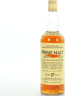 Glen Grant 27yo MW&C Prime Malt 40% 750ml