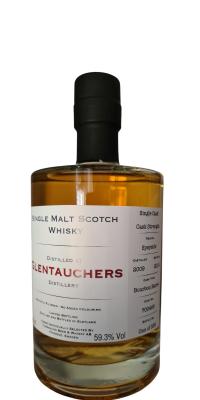 Glentauchers 2009 Td Bourbon barrel #700465 59.3% 500ml