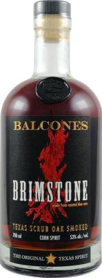Balcones Brimstone Texas Scrub Oak Smoked Charred New American Oak 53% 700ml