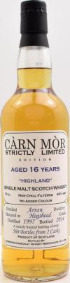 Arran 1997 MMcK Carn Mor Strictly Limited Edition 16yo 2 Hogsheads 46% 700ml