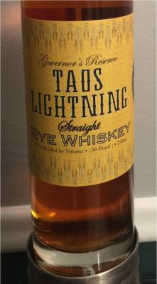 Taos Lightning Govenor's Reserve 45% 750ml