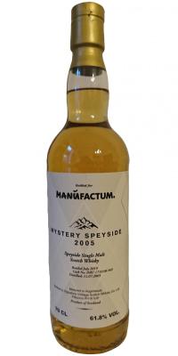 Mystery Speyside 2005 SV Bottled for Manufactum DRU 17/A106 #69 61.8% 700ml