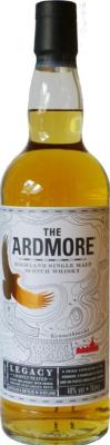 Ardmore Legacy Lightly Peated ex-Bourbon + Quarter Cask Finish 40% 700ml