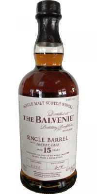 Balvenie 15yo Single Barrel Sherry Cask #4185 47.8% 700ml