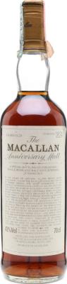Macallan 25yo The Anniversary Malt Sherry Butt 43% 700ml
