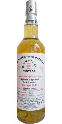 Ben Nevis 2011 SV The Un-Chillfiltered Collection Cask Strength Bourbon Barrel #152 Whisky.de Exclusive 63.9% 700ml