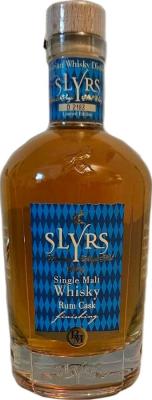 Slyrs 2017 Rum Cask Finishing American Oak & Rum 19 months Slyrs Neuhaus 46% 350ml