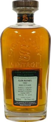 Glenrothes 1997 SV Cask Strength Collection Hogshead 10278 56.7% 750ml