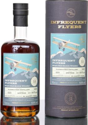 Glenrothes 2009 AWWC Infrequent Flyers Pedro Ximenez Sherry Puncheon #6343 59.1% 700ml