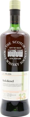 Glen Scotia 2005 SMWS 93.106 Red diesel 1st Fill Ex-Port Hogshead 58.4% 700ml