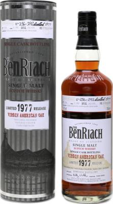 BenRiach 1977 Single Cask Bottling Batch 6 Virgin American Oak Hogshead #3798 43.2% 700ml