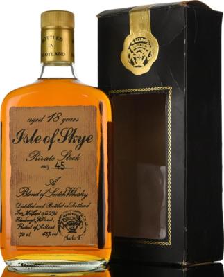 Isle of Skye 18yo IM Private Stock no.45 43% 700ml