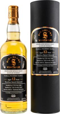 Old Pulteney 2008 SV Vintage Collection Bourbon Barrel #800010 Kirsch Import 46% 700ml