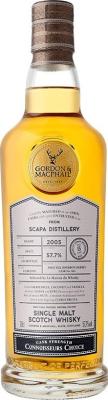 Scapa 2005 GM Connoisseurs Choice Cask Strength First Fill Bourbon Barrel #465 LMDW 57.7% 700ml