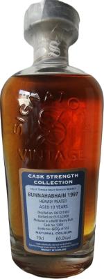 Bunnahabhain 1997 SV Cask Strength Collection 10yo Refill Sherry Butt #5366 60% 700ml