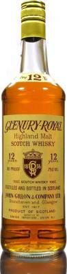 Glenury Royal 12yo JG&C 43% 750ml