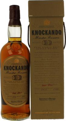 Knockando 1978 Master Reserve 43% 700ml