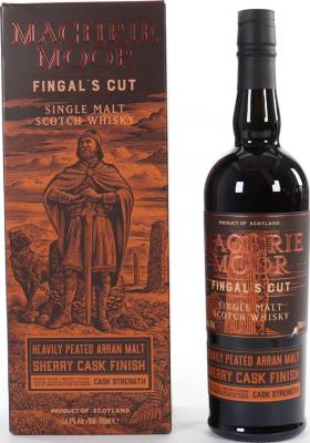 Machrie Moor Fingal's Cut Heavily Peated Arran Malt Sherry Cask 54.4% 700ml