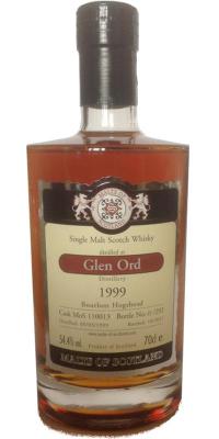 Glen Ord 1999 MoS Bourbon Hogshead 54.4% 700ml