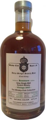 Bowmore 2003 WCR Sherry Cask #151787 43% 700ml