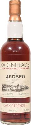 Ardbeg 1978 CA Distillery Label #4825 58% 700ml