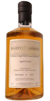 Orkney Single Malt 2010 WhB Bourbon Barrel 7A 53.7% 700ml