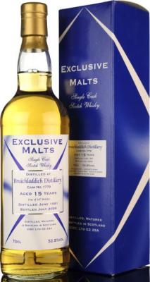 Bruichladdich 1991 CWC Exclusive Malts 1779 52.8% 700ml