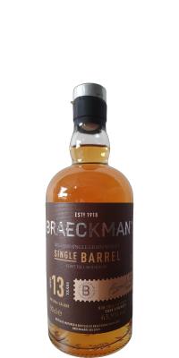 Braeckman Distillers 13yo Single Barrel Cask Strength #100 63.9% 500ml
