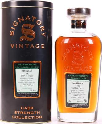 Mortlach 1990 SV Cask Strength Collection Refill Sherry Butt #6069 57.9% 700ml