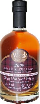 Royal Brackla 2009 WCh Amontillado Hogshead 56.1% 500ml