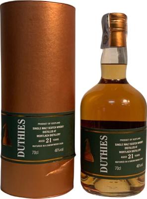 Mortlach 21yo CA Duthies Sherrywood 46% 700ml