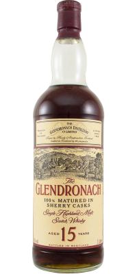 Glendronach 15yo 100% Matured in Sherry Casks Sherry 40% 1000ml