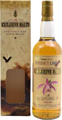 Littlemill 1990 CWC Exclusive Malts 20yo 1st Fill Ex-Bourbon Barrel #717 Whisky Live Taipei 2010 50.3% 700ml