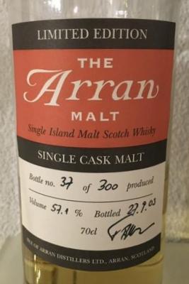 Arran 1996 Limited Edition 57.1% 700ml