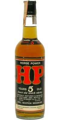 Horse Power 5yo Finest Old Scotch Whisky Cromarty Italiana Genova 43% 750ml