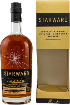 Starward 2017 Single Barrel Maple Syrup Finish Red Wine Barrel Kirsch Import Germany 48.3% 700ml