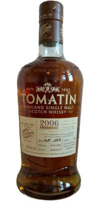 Tomatin 2006 Selected Single Cask Bottling #4741 Citti Handelsgesellschaft Exclusive 60.3% 700ml