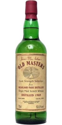 Highland Park 1989 JM Old Masters Cask Strength Selection #10535 53.5% 700ml