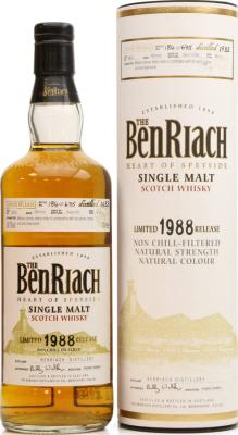 BenRiach 1988 Single Cask Bottling Batch 2 Sherry Butt #802 54.7% 700ml