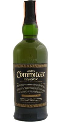 Ardbeg Committee Reserve Back Label Chairman's note 55.3% 700ml